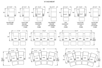 Berkline Astoria Home Theater Seats Schematics