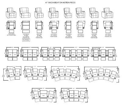 Berkline Matinee Home Theater Seats Schematics