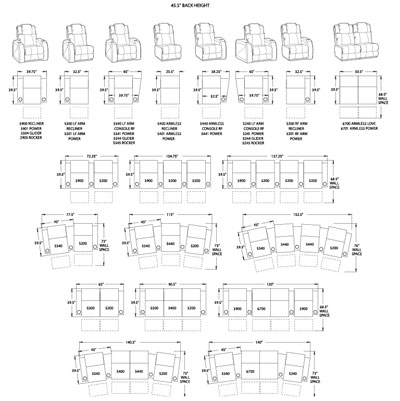 Berkline Olympia Home Theater Seats Schematics