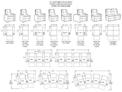 Berkline Apollo Home Theater Seats Schematics
