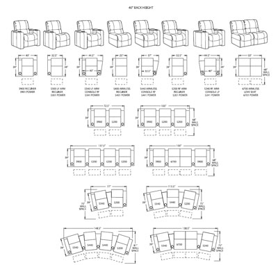 Berkline Plaza Home Theater Seats Schematics