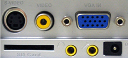 Boxlight Bumblebee Back Input Panel