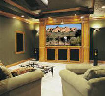 da-lite mounted home theater projection screens