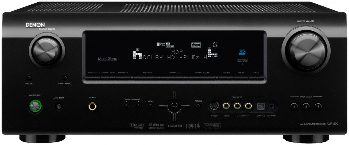 Denon AVR-1708 Dolby Digital EX Decoding Receiver Discontinued by Manufacturer 