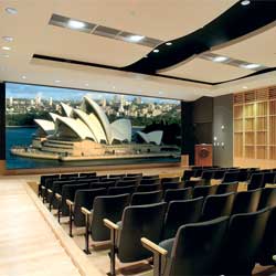 Draper Front Projection Video Screens