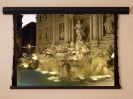 Draper Silhouette V Front Projection Video Screen - Tab Tensioned