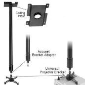 Draper Accuset Fixed Extension Video Projector Ceiling Mount
