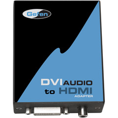 Gefen EXT-DVIAUD-2-HDMI AV Converter DVI