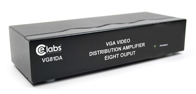 Celabs VG81DA Audio Video Distribution VGA