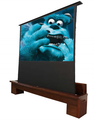 Elite Screens MFE84H-C 84 inch In-Cabinet Electric Screen