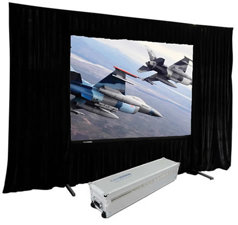 fast fold portable projection screen  