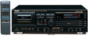Teac ad-600 cd player cassette deck combo ad600 3-CD Player/Auto Reverse Cassette Recorder Combo