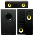 Teac lsr-150 home theater speakers lsr150 6-Piece Home Theater Speaker System