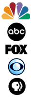 NBC abc FOX CBS PBS