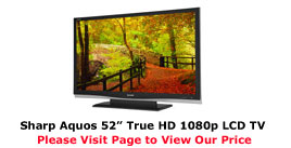 Sharp Aquos LC52D64U 52 inch 1080p LCD TV