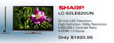 Sharp LED TV Special