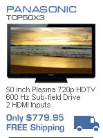 Panasonic 50 inch 720p Plasma TV