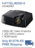 Mitsubishi HC4000 1080p Video projector