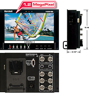 Marshall V-R70P-HDA-AB LCD Monitor Display