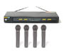Nady 401-ht wireless microphone 401ht Four-Channel Professional VHF Wireless Hand-Held Microphone System