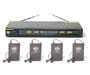 Nady 401-lt wireless microphone 401lt Four-Channel Professional VHF Wireless Lavaliere Microphone System