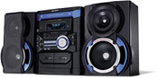 Sharp cd-ba2600 home theater mini stereo cdba2600 150 Watt Mini System with 3-Disc CD Changer