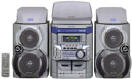 Sharp cd-dd4500 mini home theater cddd4500 210 Watt Dolby® Digital 3-CD System with 5 Speakers