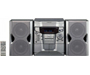 Sharp cd-e500 systems home stereo cde500 100 Watt 3 CD Changer Mini System in Silver