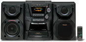 Panasonic sc-ak12 home theater mini stereo scak12 100 Watt Mini Stereo System with 5 CD Changer