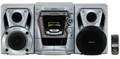 Panasonic sc-ak200 mini system scak200 160 Watt Mini Stereo System with 5-CD Changer