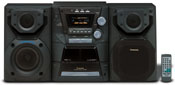 Panasonic sc-ak22k home theater mini stereo scak22k 140 Watt Mini Stereo System with 5 CD Changer