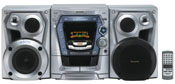 Panasonic sc-ak500 micro stereo scak500 300 Watt Mini Stereo System with 5-CD Changer and MP3 Playback