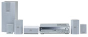 Panasonic sc-ht95 mini theater system scht95 Complete 7-Piece DVD Theater System with 5 DVD/CD Changer