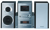 Panasonic sc-pm17c micro system scpm17c Micro Audio System with 5-CD Changer and Bi-Amp System
