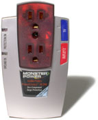 Monster cable mp-av200 surge suppressor, power center mpav20 2 Outlet Audio/Video Wall Mounted PowerCenter