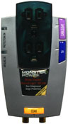 Monster cable mp-ht200 surge suppressor, power center mpht20 2 Outlet Home Theater PowerCenter with Noise Filtering
