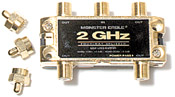Monster cable tghz-4rf satellite splitter tghz4rf 4-Way Two Gigahertz Low-Loss RF Splitters