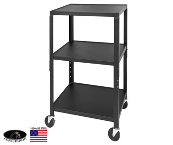 Percheron PR-AFC42 Audio/Video Adjustable Cart