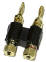 Phoenix gold pro-dual/b cable produalb Pro Dual Banana Plugs