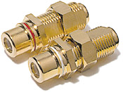 Phoenix gold wp-503 cable wp503 Chassis Mount RCA Audio Female Connectors