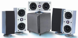 PINNACLE QUANTUM SUBSONIC HOME THEATER SYSTEM