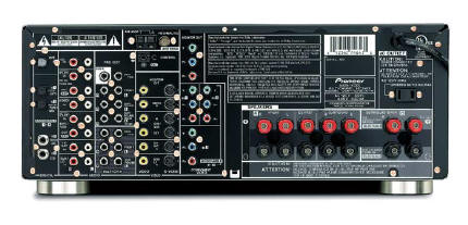 Pioneer VSX-1015TXK Home Theater Receiver Rear Panel View