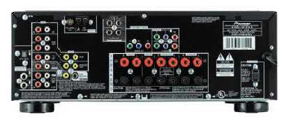 Pioneer VSX-515 Home Theater Receiver Rear Panel View