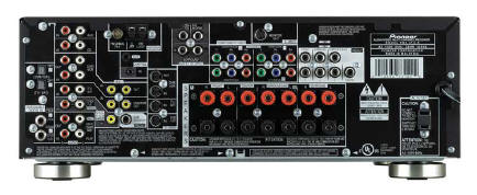 Pioneer VSX-915 Home Theater Receiver Rear Panel View