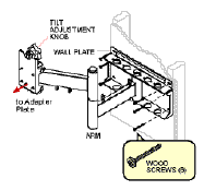Peerless TV Mounts Articulating Plasma Screen Wall Mounts- articulating arm components