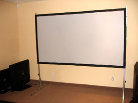 Draper HD Projection Screen Fully Assembled