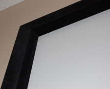 Studio Experience 92-Inch Permanent Cinema White Projection Screen Frame Bezel And Veltex