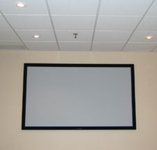 Studio Experience 92-Inch Gray Permanent Cinema Projection Screen Fully Assembled And Mounted