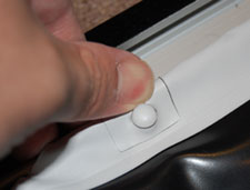 Studio Experience 92-Inch Gray Permanent Cinema Projection Screen To Frame Attachment