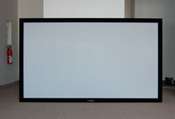 Studio Experience 92-Inch Gray Permanent Cinema Projection Screen Fully Assembled